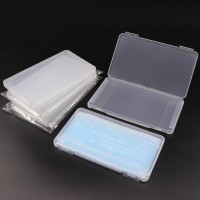 PP Plastic Box Packing Storage Portable 3pcs Box Outdoor Face Mask Adult Disposable Facial Mask Case