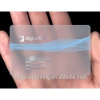 transparent plastic bussiness card/business card holder